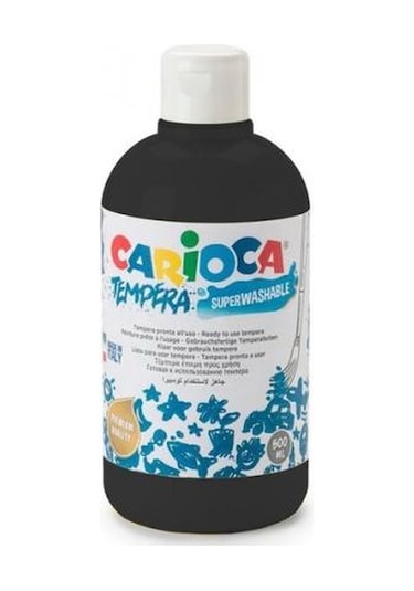 Carioca Guaj Boya Süper Yıkanabilir 250 ML Siyah