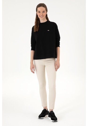 U.s. Polo Assn. Kadın Siyah Sweatshirt 50313610-vr046 Siyah