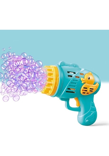 Mofy Baby 23 Kanal Pilli Baloncuk Makinesi Baloncuk Tabancası Köpük Tabancası Bubble Gun Ördek