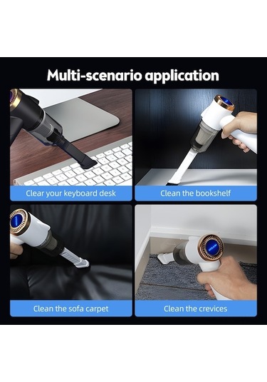 Novahub Kablosuz Taşınabilir Süpürgesi - 9000pa, 120w, Led Işık