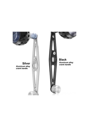 Qingmipy Alüminyum Olta Makinesi Kolu, Ergonomik Tutuş, 8x5mm Montaj Deligi, D/a Marka Luha Modifikasyonu İçin Uygun, Dayanıklı Ve Konforlu Kullanım