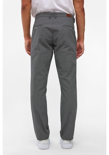 Süvari Siyah Regular Armürlü Pantolon