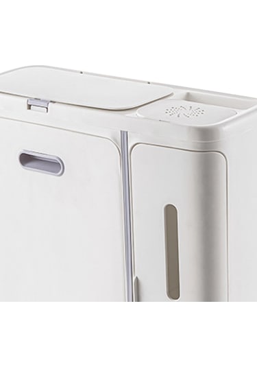 Suntek Magideal Kapaklı Asılı Çöp Kutusu Kağıt Sepeti Beyaz