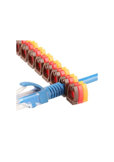 0-9 Dijital Kodlu Renkli Kablo İşaretleyici 1,5mm 4172