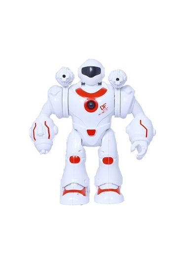 Sesli Ve Işıklı Savaş Robotu Kırmızı