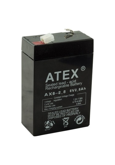 İnce Akü 6v 2.8ah Amper