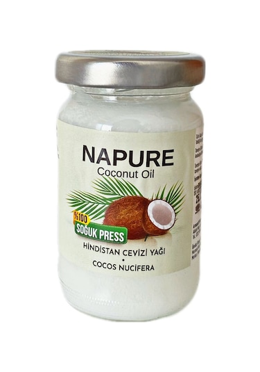 Napure Soğuk Sıkım Doğal Hindistan Cevizi Yağı 100 ML