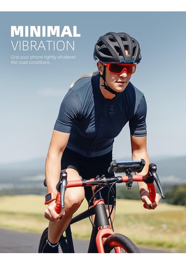 Lamicall Motosiklet Ve Bisiklet Telefon Tutucu Ayarlanabilir Bp03t Transparan