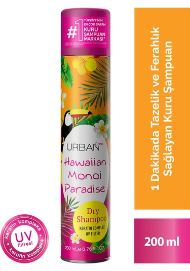 Urban Care Hawaiian Monoi Paradise Kuru Şampuan 200 ML