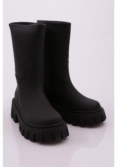 Dgn 1088-2027 Kadin Kalin Taban Bot 1088-2027-R1534 Siyah