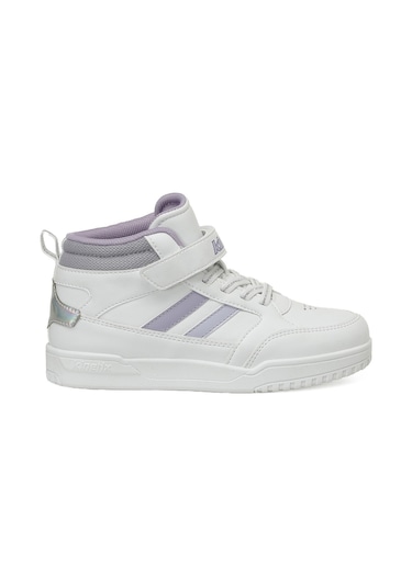 Kinetix Drep Hı F 5pr Beyaz Kız Çocuk High Sneaker 000000000102022545 Beyaz-lıla-k Lıla