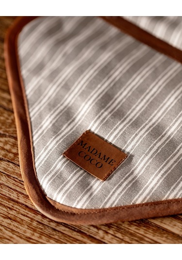 Madame Coco Juste 2'li Mutfak Eldiveni Seti 1keldv0011 Eldiven Seti-gri