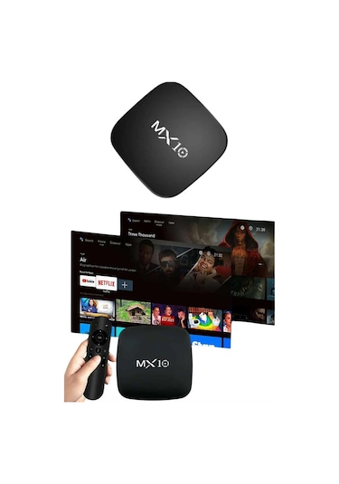 2.4g Wifi Tv Box Medya Oynatıcı Tv Uyumlu Mx Box Kutusu Android Tv