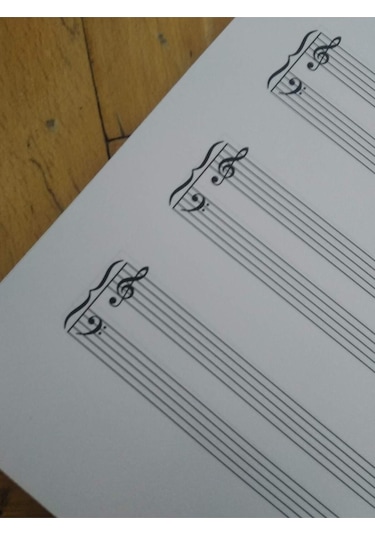 Piyano Defteri, Müzik Defteri, Nota Defteri