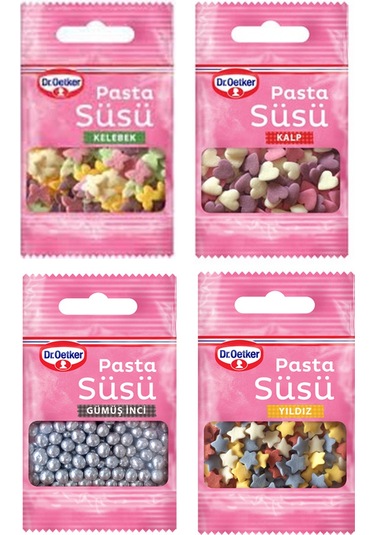 Dr. Oetker Dekor Serisi Pasta Süsü 4 x 10 G