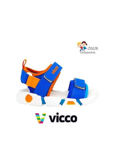 Vicco Vicco Jax Çocuk Sandalet Saks Mavi