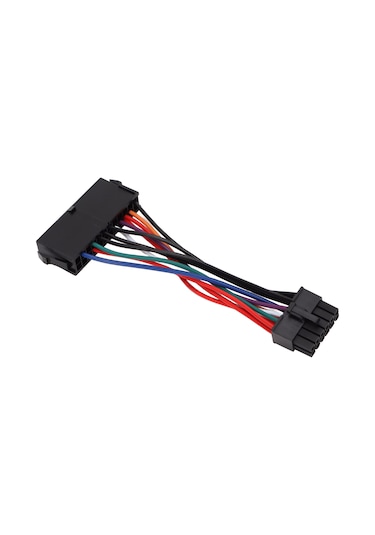 Mufunye Lenovo Q77/b75/a75/q75 Anakartı İçin 24pin Atx'den 14pin'e Çevirici Kablosu, 18awg Bakır Tel, 15cm Uzunluk, Plug & Play Güvenlik Kilitli