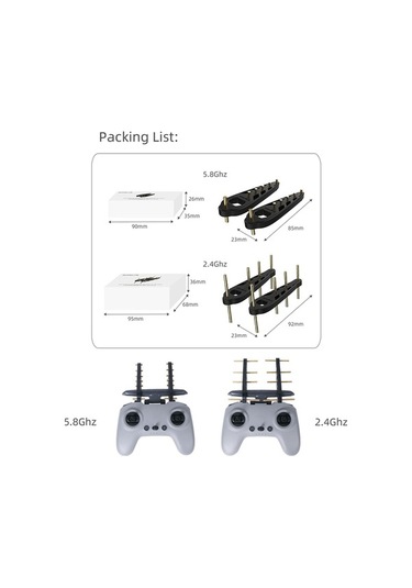 Didadodo Djı Fpv Kumanda 2 İçin 5.8ghz Yüksek Güçlü Yagi Anten Sinyal Güçlendirici - Uzun Menzil