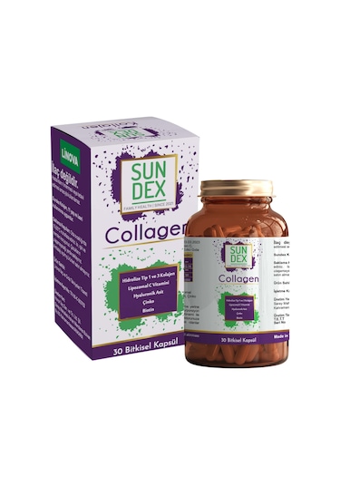 Sundex Collagen 30 Bitkisel Kapsül