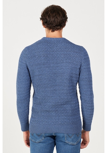 Wrangler Erkek Kazak W232580410 Lacivert