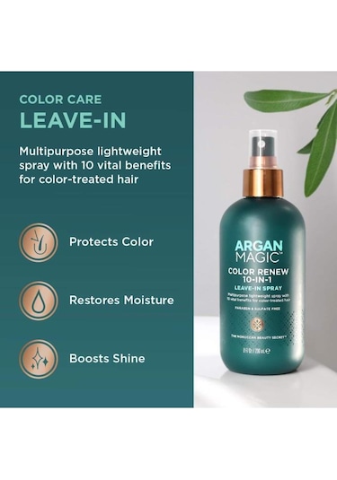 Argan Magic Renk Yenileyici 10in1 Durulanmayan Saç Bakım Spreyi 2