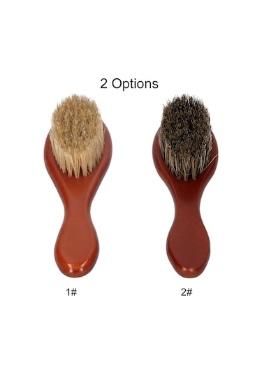 Moveevo Sakal Tarağı Sakal Fırçası Domuz Kılı Sakal Fırçası Taşınabilir Uzun Saplı 2