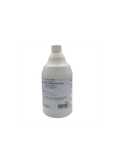 Biorad Asetik Asit %80 Ch3Cooh Sirke Ruhu E260 Ekstra Pure 1 L