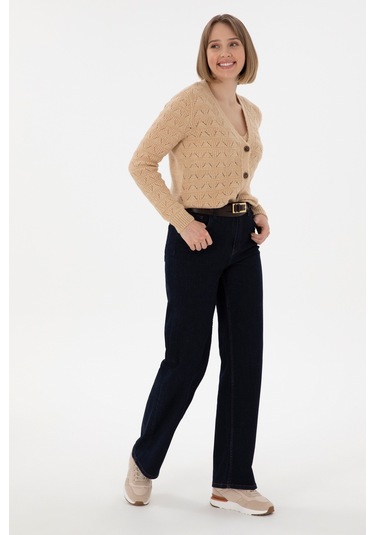 U.s. Polo Assn. Kadın Kum Hırka Triko 50293082-vr085 Kum