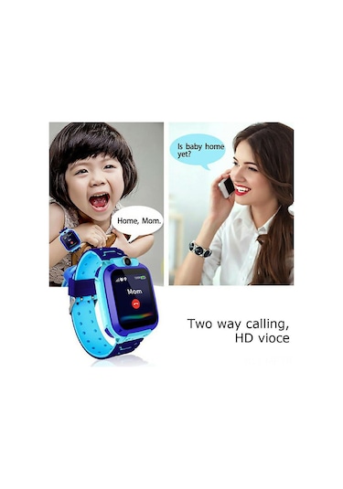 Mufunye Q12 Çocuk Akıllı Saati - Ip67 Su Geçirmez, Konum Tespiti, Tek Tuşlu Sos, Uzun Pil Ömrü, Prenses Pembe 3-12 Yaş