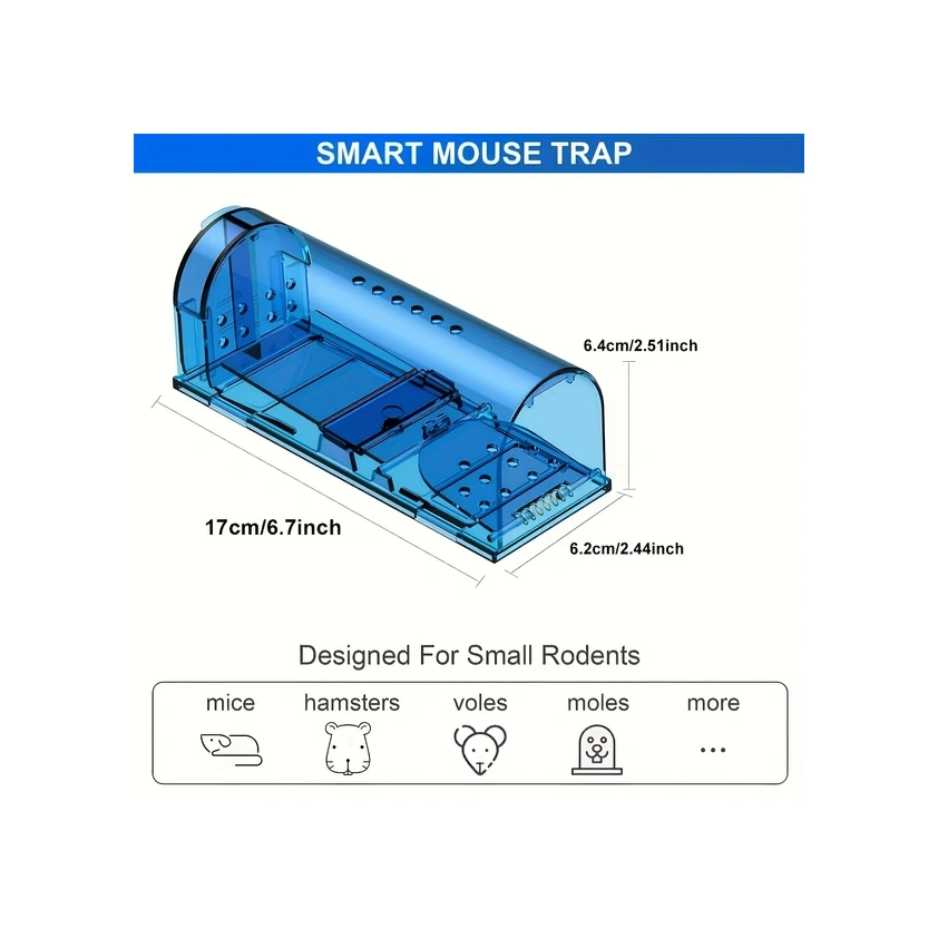 Sunshine011 1 Adet Kahverengi Fare Kapanı, İnsancıl Fare Tuzağı, Aileler Ve Evcil Hayvanlar İçin Güvenli