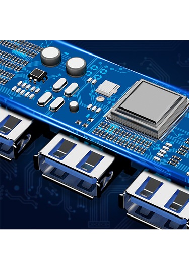 Skycity Alüminyum Gövde 4 Usb 3.0 Portlu Çok Fonksiyonlu Usb+type-c Hub Genişletici Dökümü - Gümüş
