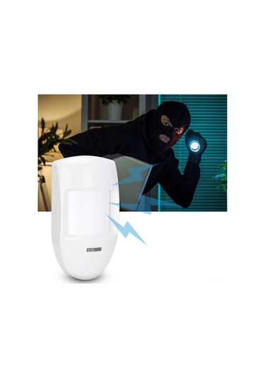 Geeroyoo 12v Kablolu İç Mekan İki Öğeli İnfrafed Algılayıcı, Gelişmiş Hassasiyetli, Hareketsiz Alarm Yok, Düşük Enerji Tüketimi, Ev/ofis Güvenlik Sensörü