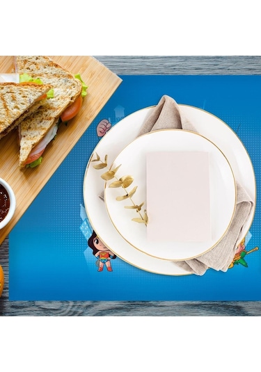 Home Dc Super Friends Kumaş Amerikan Servis 4'lü Set 35x50cm Çok Renkli