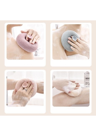 Banyo Banyo Duş Masaj Banyo Topu Enayi Fırça Banyo Vücut Kesici Geri Ovmak Çamur Sünger Peeling Fırçası