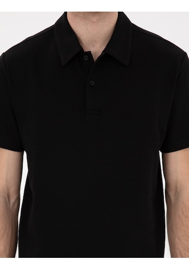 Pierre Cardin Erkek Siyah Tişört 50307581-vr046 Siyah