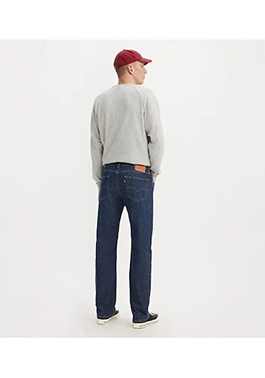 Levi's Erkek 505 Regular Fit Kot Pantolon - Klasik & Şık Koyu İndigo