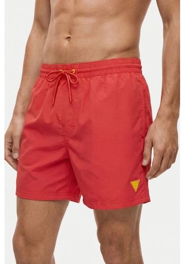 Guess New Basic Orta Boy Erkek Kırmızı Mayo F6gt24wg282-g597