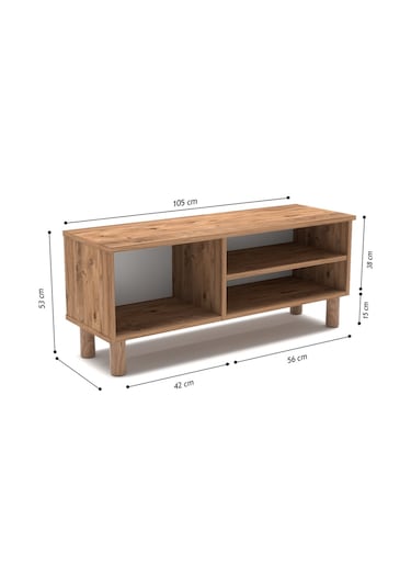Bohem Tv Ünitesi 105 Cm Mdf Kapak Çam