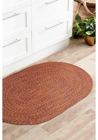 Cesta El Yapımı Örgü Kiremit Kilim 80x120 4033 Kiremit
