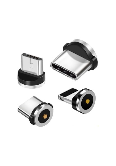 Gajeena Magneetik Şarj Adaptörü Type-c, 360 Otomatik Tutma, 1m/2m Uzunluk Seçeneği, Xiaomi/huawei/iphone Uyumlu, Sabit Bağlantı