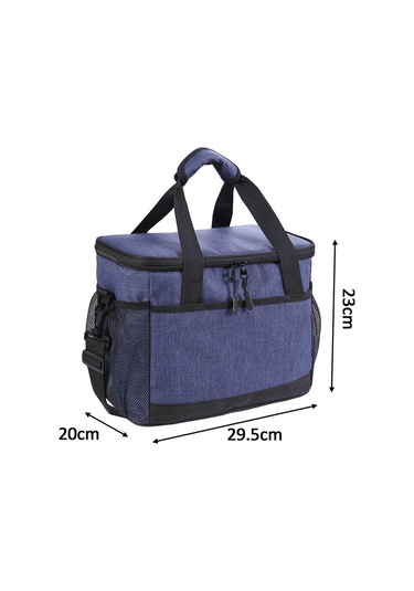 Suntek Piknik Plaj Yürüyüşü Için Soğutucu Mavi-29,5x20x23cm Mavi