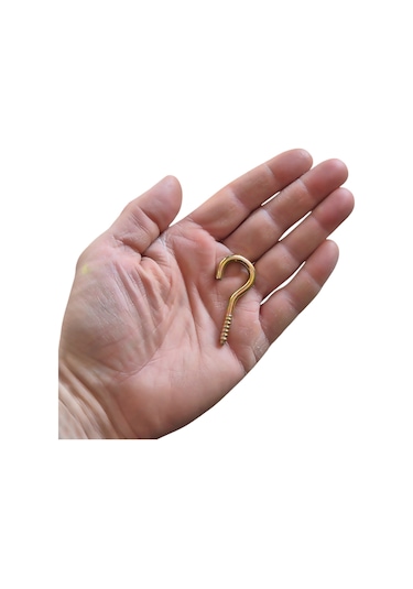 Piton 20 80 Çengel 5cm Vidalı Kanca -20 Adet 20 80