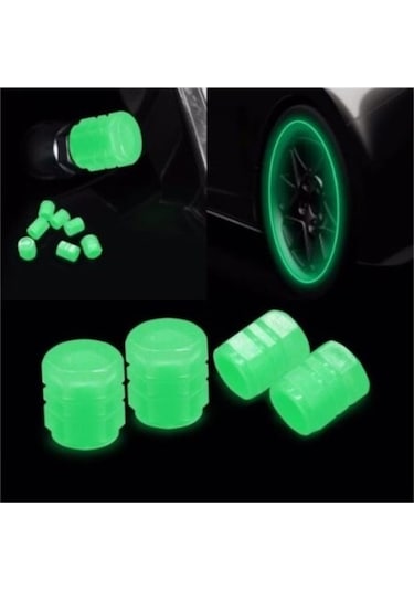 Citroen C-elysee İle Uyumlu Logolu Yeşil Fosforlu Gece Parlayan Sibop Kapağı