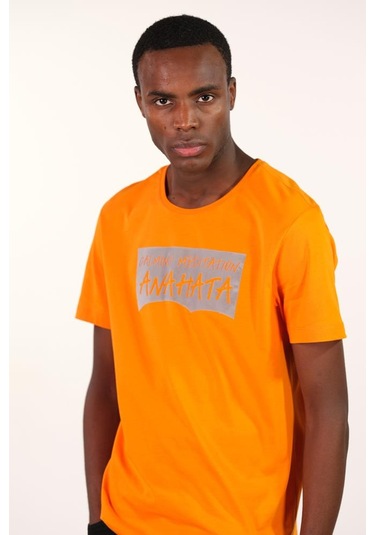 Arma Erkek Bisiklet Yaka Tişört Y22344401801 Turuncu