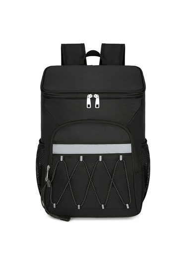 Symbee Siyah Oxford Kumaş Isı Saklama Sırt Çantası, 30 15 44cm Büyük Kapasite, Su Geçirmez, Piknik Ve Outdoor Kullanıma Uygun Siyah