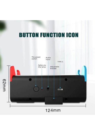 Ipega PG-SW050 Nintendo Switch/Lite İçin Şarj Cihazlı Standlı Taşınabilir Hoparlör