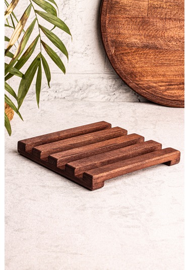 Snippy Sofra Mutfak Sunumluk Peçetelik Nihale 2'li Sofra Seti Mutfak Düzenleyici Ketty Warmy Ahşap