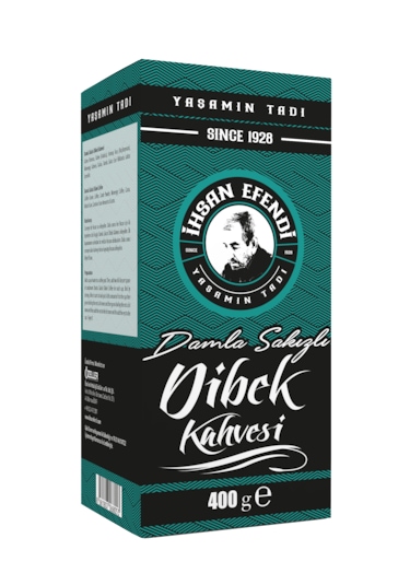 İhsan Efendi Damla Sakızlı Dibek Kahvesi Kutu 400 G