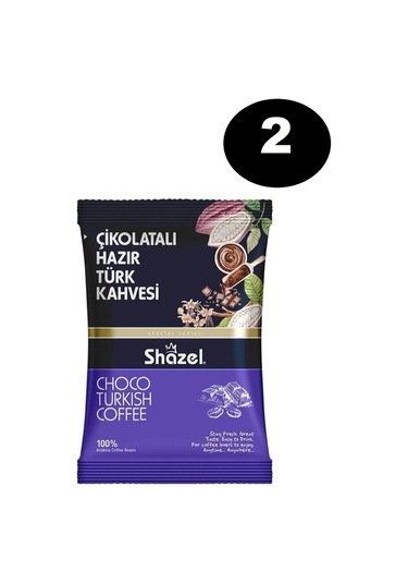 Shazel Çikolatalı Hazır Türk Kahvesi 2 x 100 G