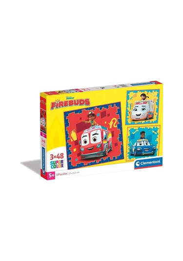 Clementonı 3x48 Super Kolor Firebuds Puzzle 25311